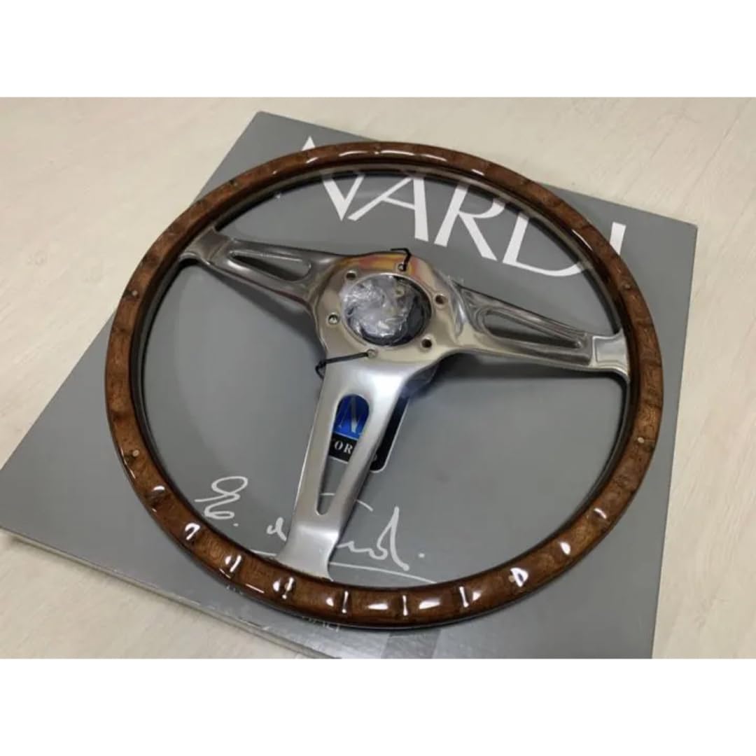 新品】ウッドステアリング【36.5Φ】ヴィンテージ旧車現行車等に